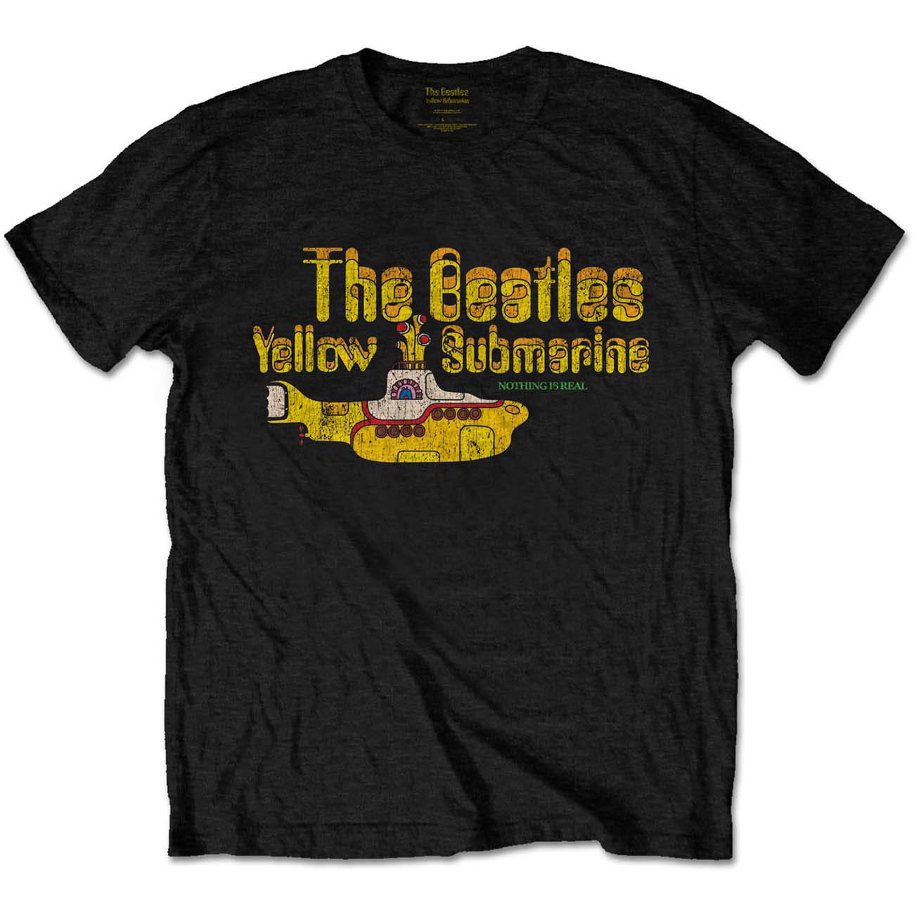 Beatles Nothing is Real Slim Fit T-shirt Front