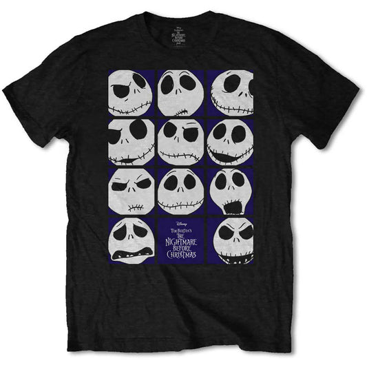 Nightmare Before Christmas Blockheads Slim Fit T-shirt Front