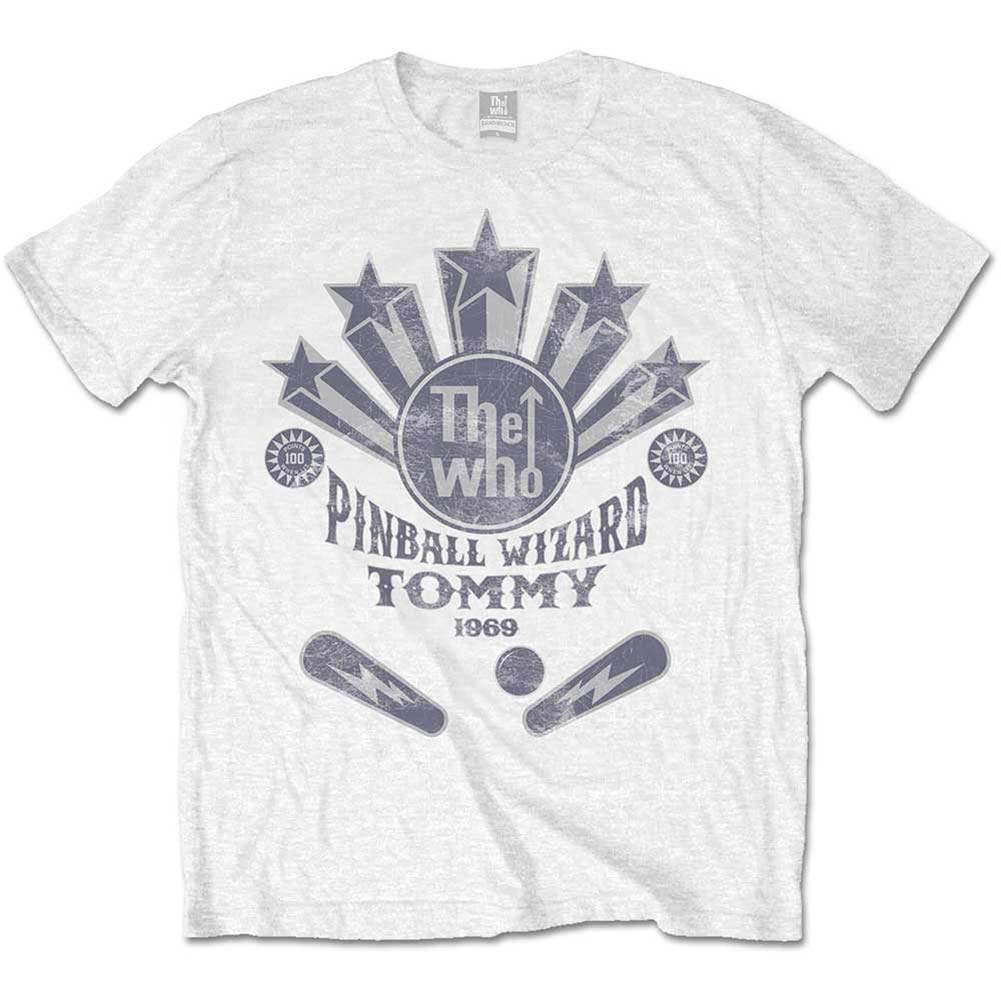 Who Pinball Wizard Flippers (Retail Pack) Slim Fit T-shirt Front