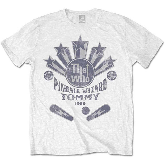 Who Pinball Wizard Flippers (Retail Pack) Slim Fit T-shirt Front