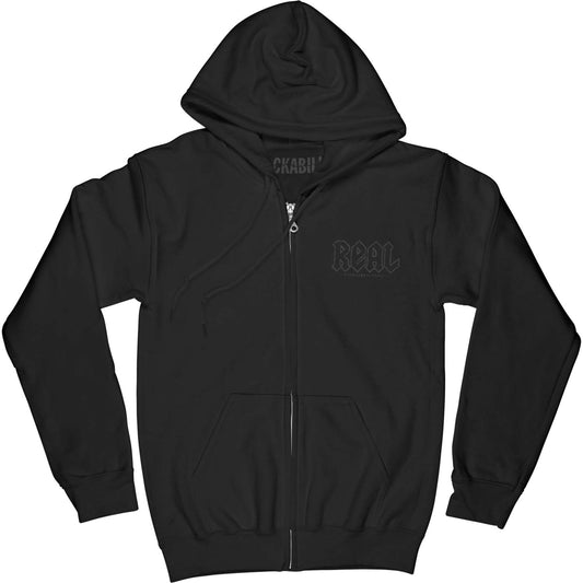 Real Skateboards Zippered Hooded Sweatshirt Front