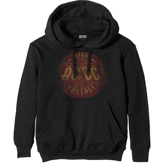 AC/DC High Voltage Vintage Hooded Sweatshirt Front