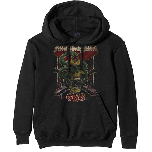 Black Sabbath Bloody Sabbath 666 Hooded Sweatshirt Front