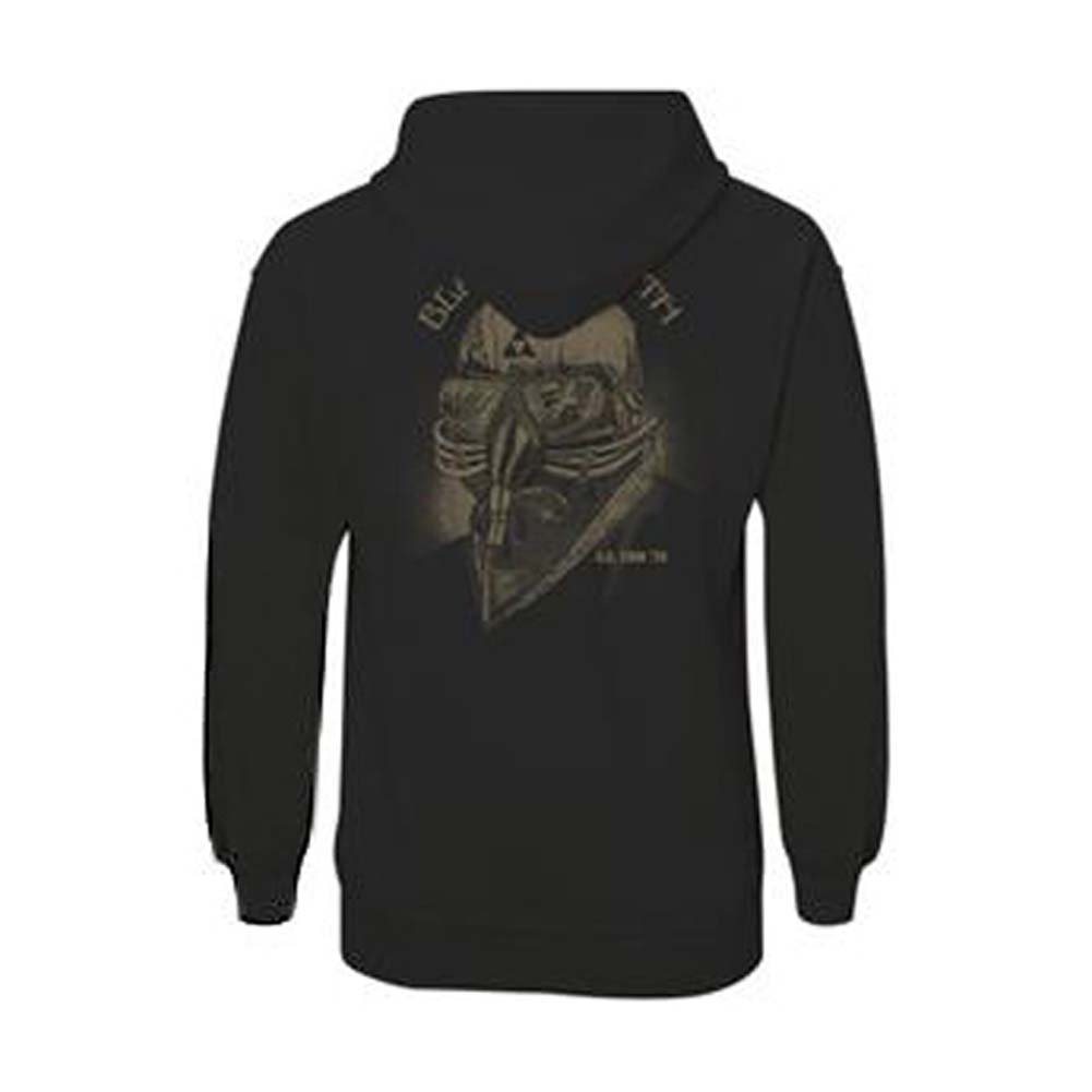 Black Sabbath Tour 1978 (Back Print) Zippered Hooded Sweatshirt Back