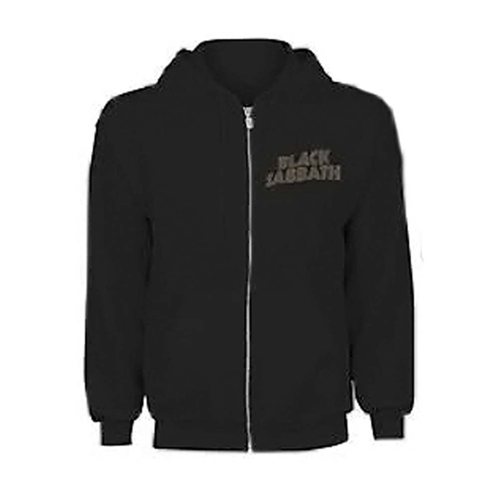 Black Sabbath Tour 1978 (Back Print) Zippered Hooded Sweatshirt Front