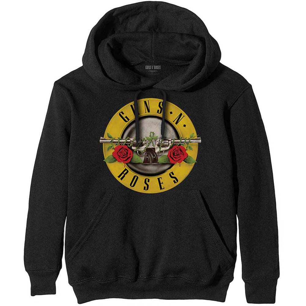 Guns N Roses Classic Logo Hooded Sweatshirt Front