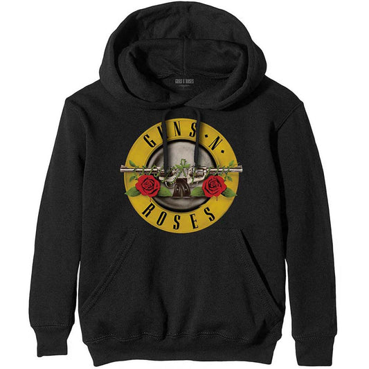 Guns N Roses Classic Logo Hooded Sweatshirt Front
