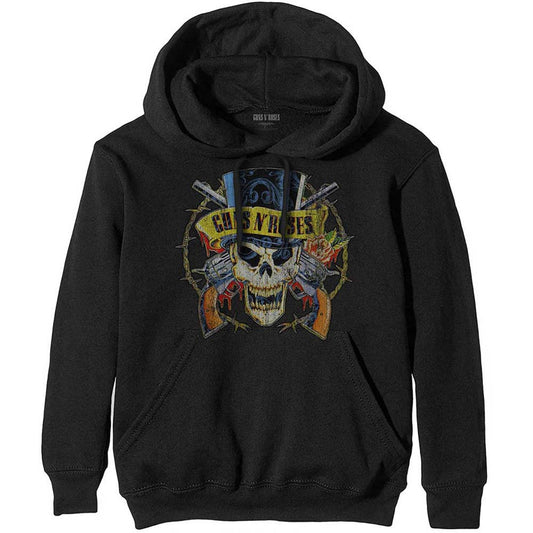 Guns N Roses Top Hat Hooded Sweatshirt Front