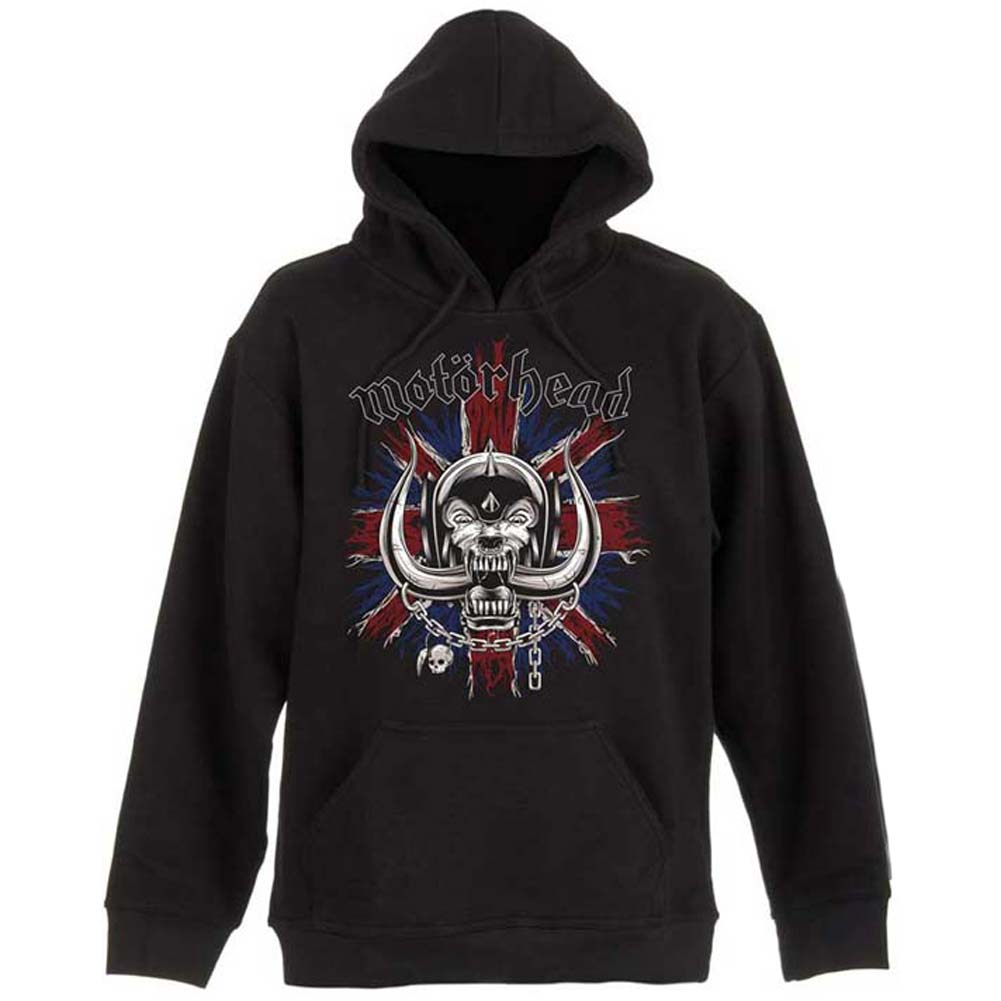 Motorhead British Warpig Hooded Sweatshirt Front