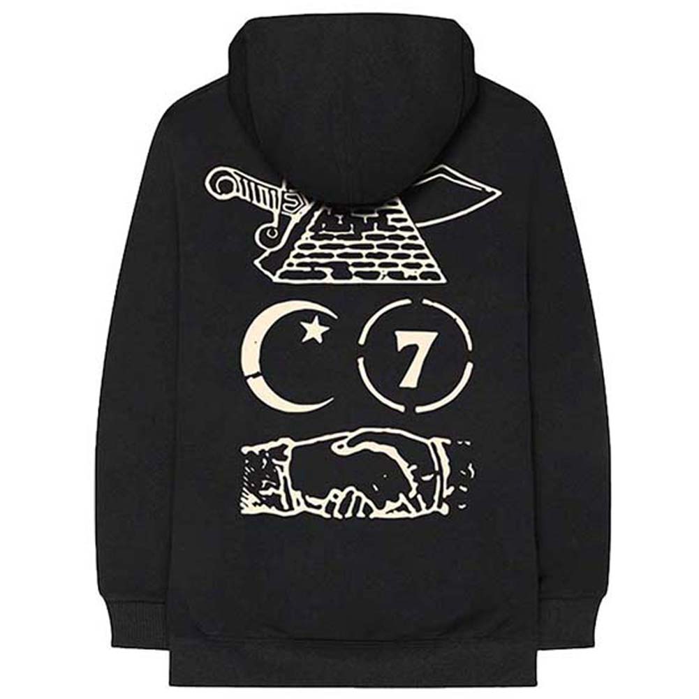Nas Symbols (Back Print) Hooded Sweatshirt Back
