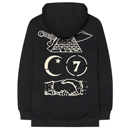 Nas Symbols (Back Print) Hooded Sweatshirt Back