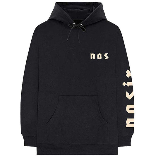 Nas Symbols (Back Print) Hooded Sweatshirt Front