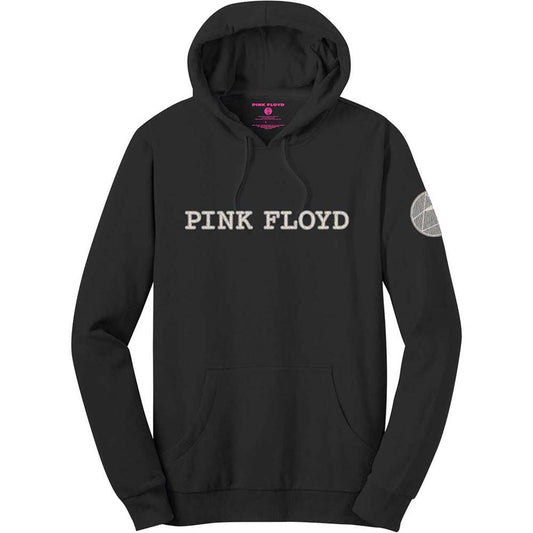 Pink Floyd Logo & Prism (Applique Motifs) Hooded Sweatshirt Front