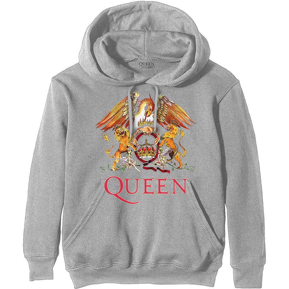 Queen Classic Crest Hooded Sweatshirt Front