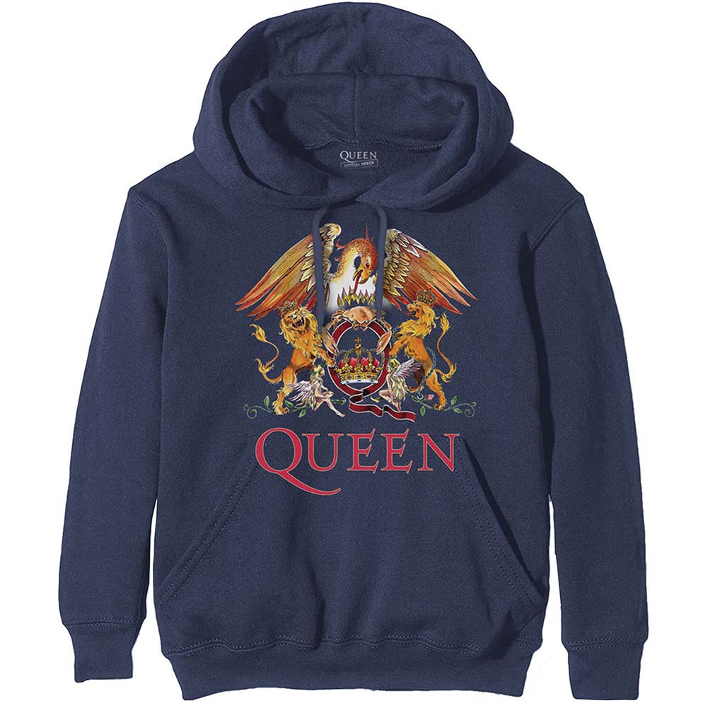 Queen Classic Crest Hooded Sweatshirt Front