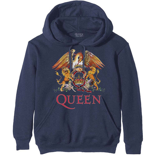 Queen Classic Crest Hooded Sweatshirt Front