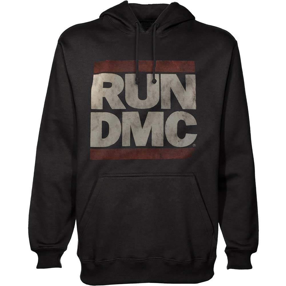 Run DMC Logo Hooded Sweatshirt Front