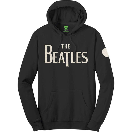 Beatles Logo & Apple (Applique Motifs) Hooded Sweatshirt Front