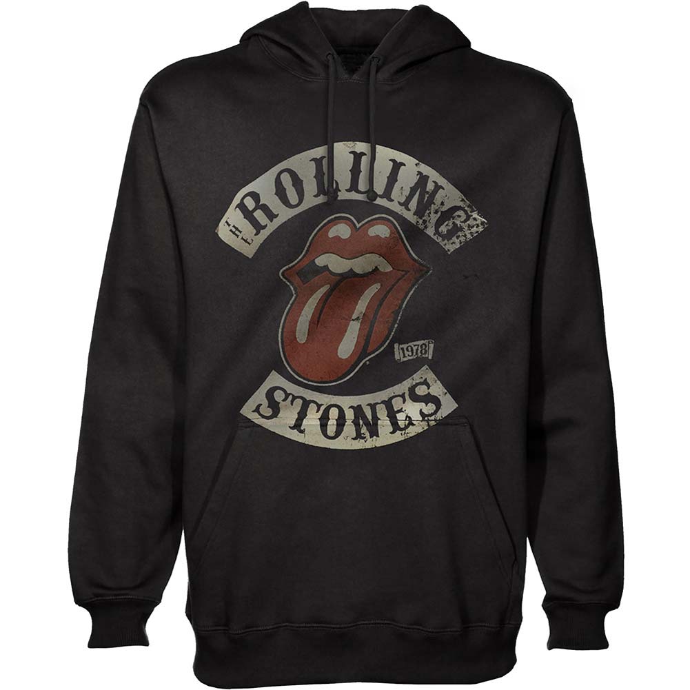 Rolling Stones 1978 Tour Hooded Sweatshirt Front