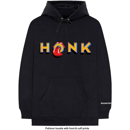 Rolling Stones Honk Letters (Cuff Print) Hooded Sweatshirt Front
