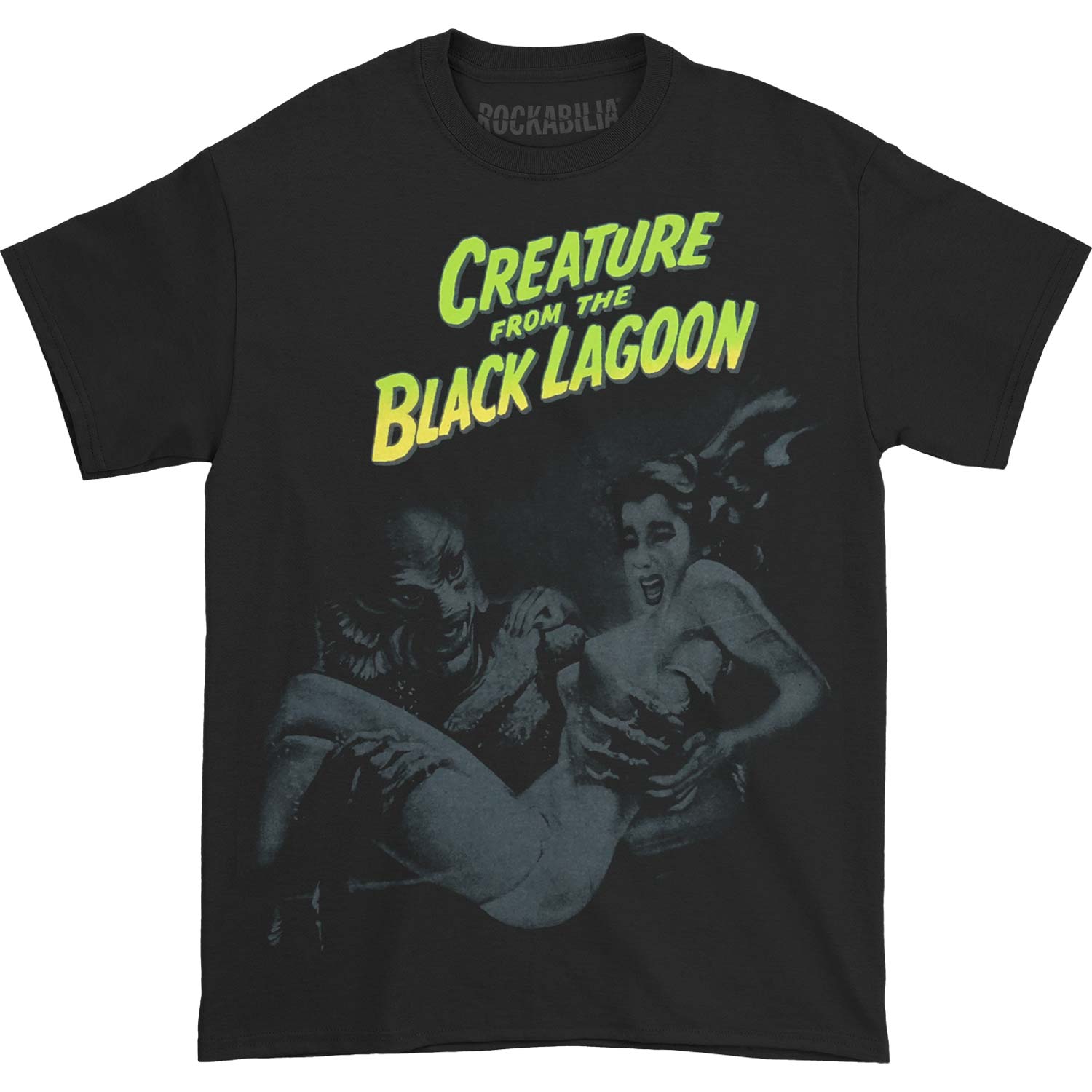 Creature From The Black Lagoon Creature Damsel by Rock Rebel T-shirt Front