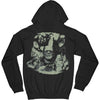 Monster Collage Hoodie Zippered Hooded Sweatshirt