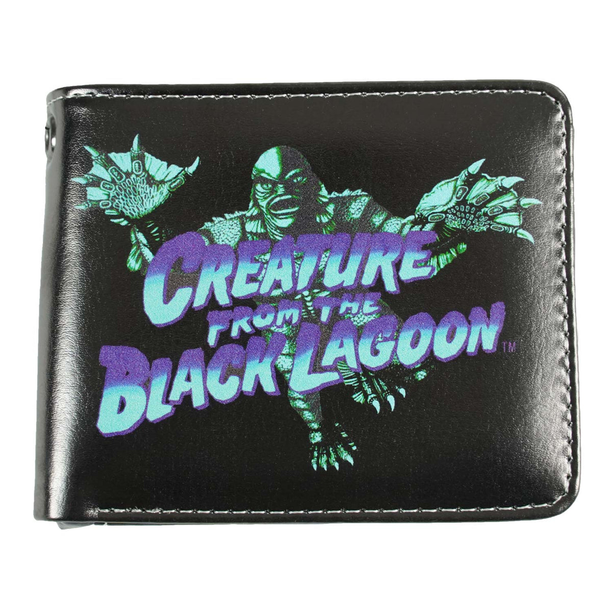 Creature From The Black Lagoon Blue Creature by Rock Rebel Wallet Front