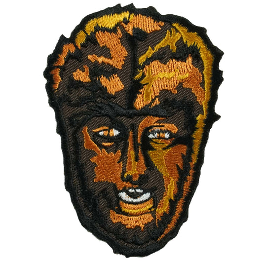Wolfman Wolf Head by Rock Rebel Embroidered Patch Front