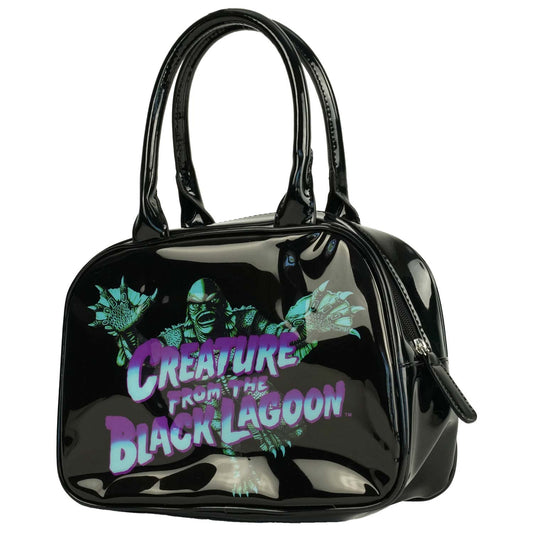 Creature From The Black Lagoon Blue Creature Bowler Girls Handbag Front