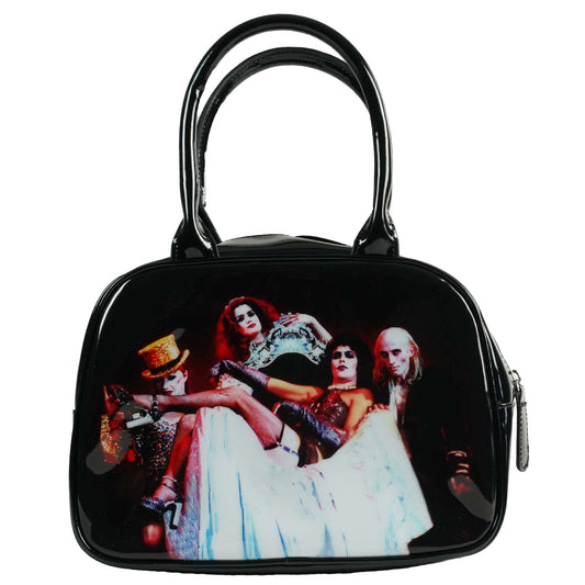 Rocky Horror Picture Show Rocky Horror Cast Bowler by Rock Rebel Girls Handbag Front