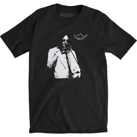 Neil Young Tonight's The Night Organic Slim Fit T-shirt Front