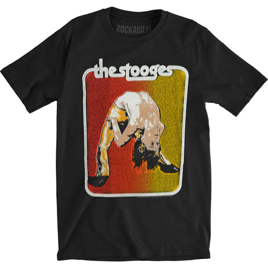 Stooges Iggy Pop Backbend Bootleg Slim Fit T-shirt Front