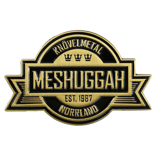 Meshuggah Knovel Metal Seal Pewter Pin Badge