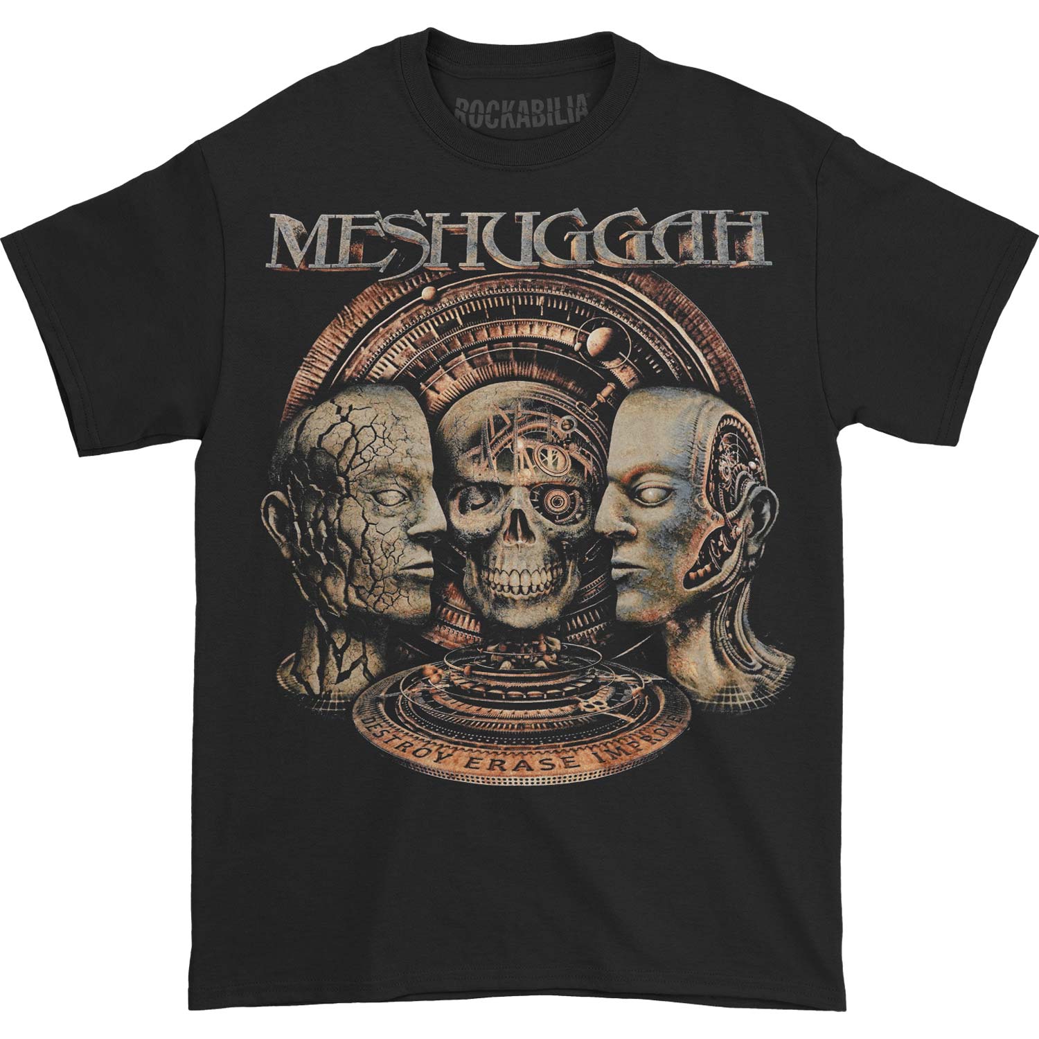 Meshuggah Destroy Erase Improve-Redux T-shirt Front