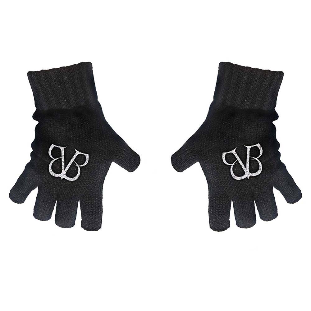 Black Veil Brides Logo Knit Gloves Front