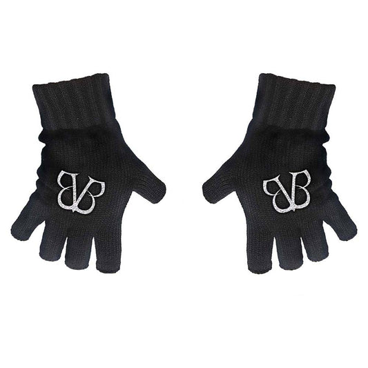Black Veil Brides Logo Knit Gloves Front