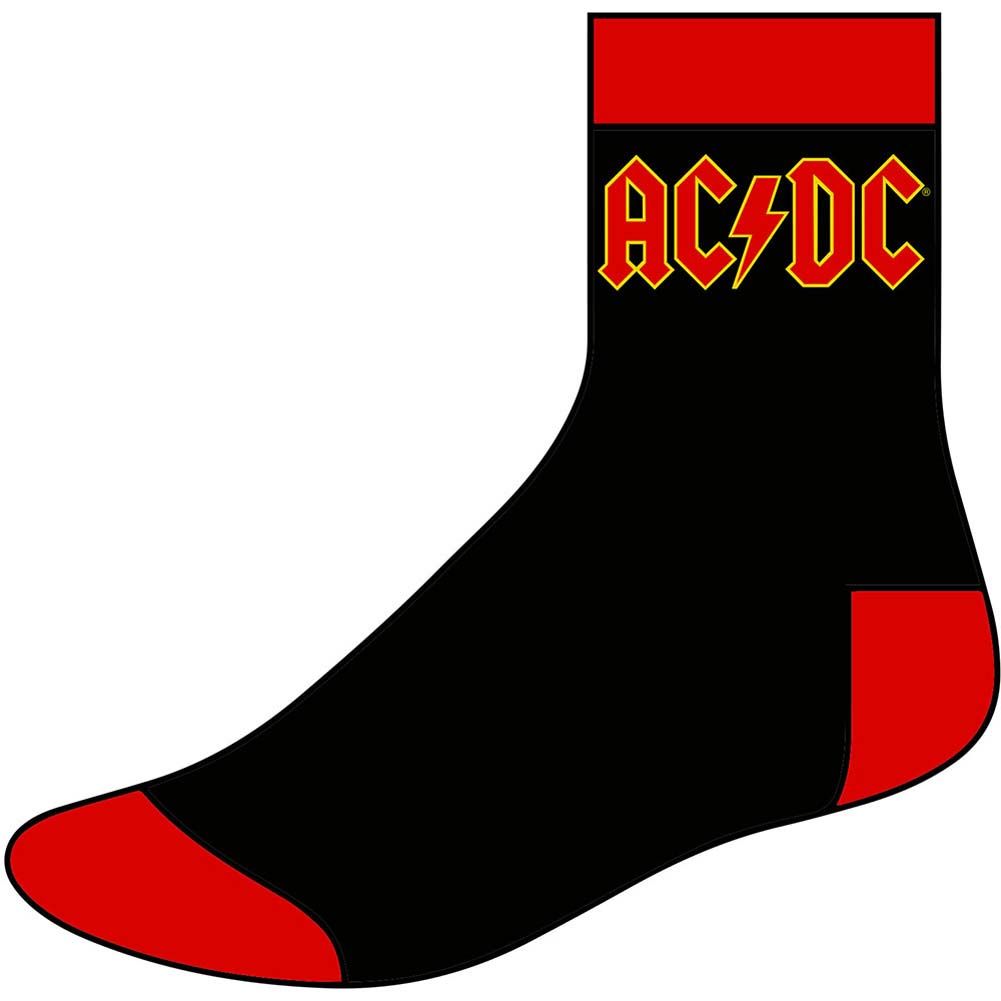 AC/DC Classic Logo (US Size 8 - 12) Socks Front