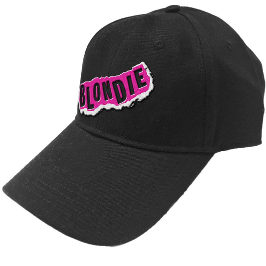 Blondie Punk Logo Baseball Cap Front