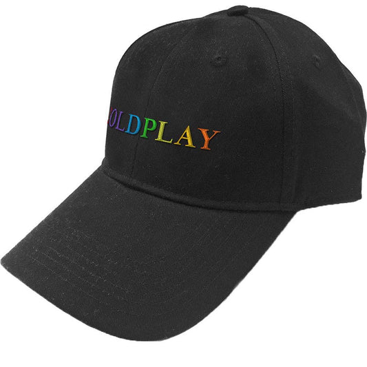 Coldplay Rainbow Logo Baseball Cap Front