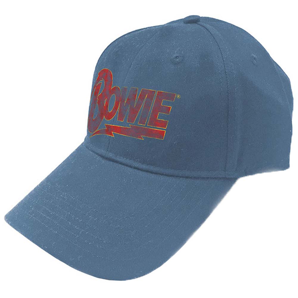 David Bowie Flash Logo Baseball Cap Front
