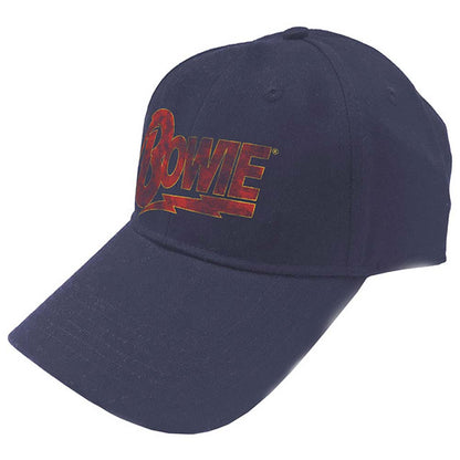 David Bowie Flash Logo Baseball Cap Front