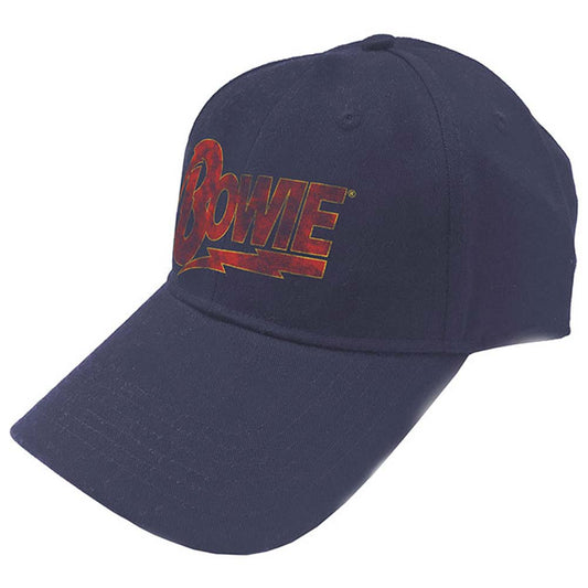 David Bowie Flash Logo Baseball Cap Front
