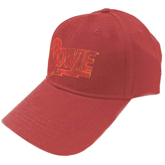 David Bowie Flash Logo Baseball Cap Front