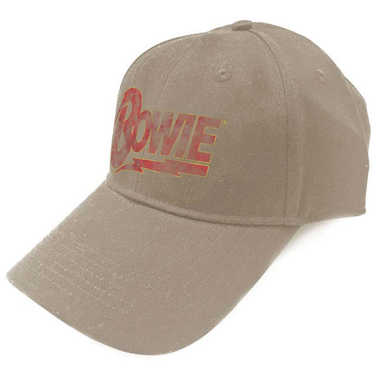 David Bowie Flash Logo Baseball Cap Front