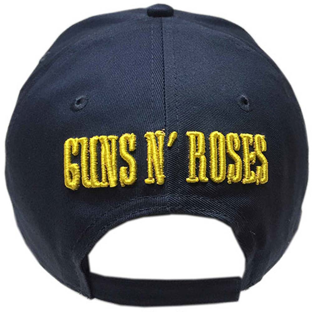Guns N Roses Circle Logo (Navy Blue) Baseball Cap Back