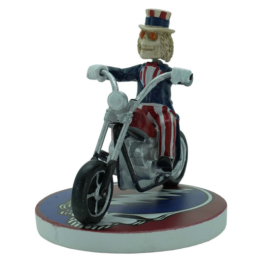 Grateful Dead Uncle Sam Bobblehead on Motorcycle Head Knocker Front