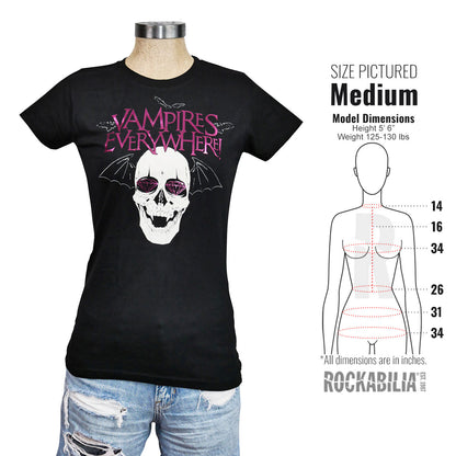 Bat Skull Girls' T Junior Top