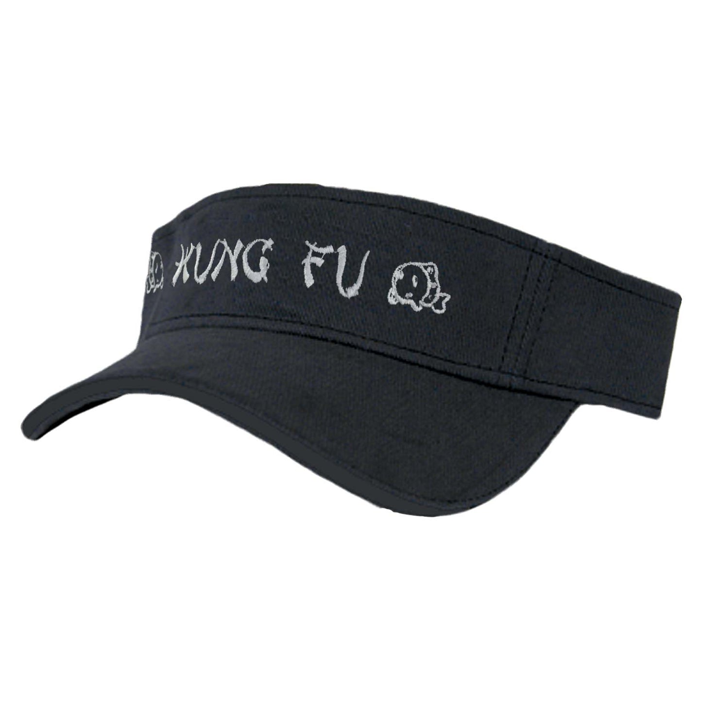 Kung Fu Records Fish Visor Cap Front