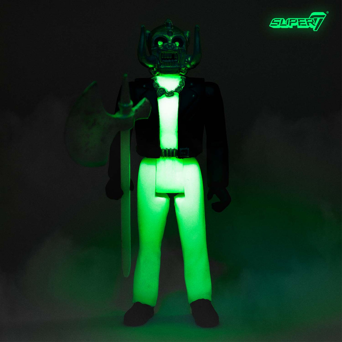 Motorhead Super7 War-Pig (Glows In The Dark) 3.75" ReAction Figure Action Figure Back