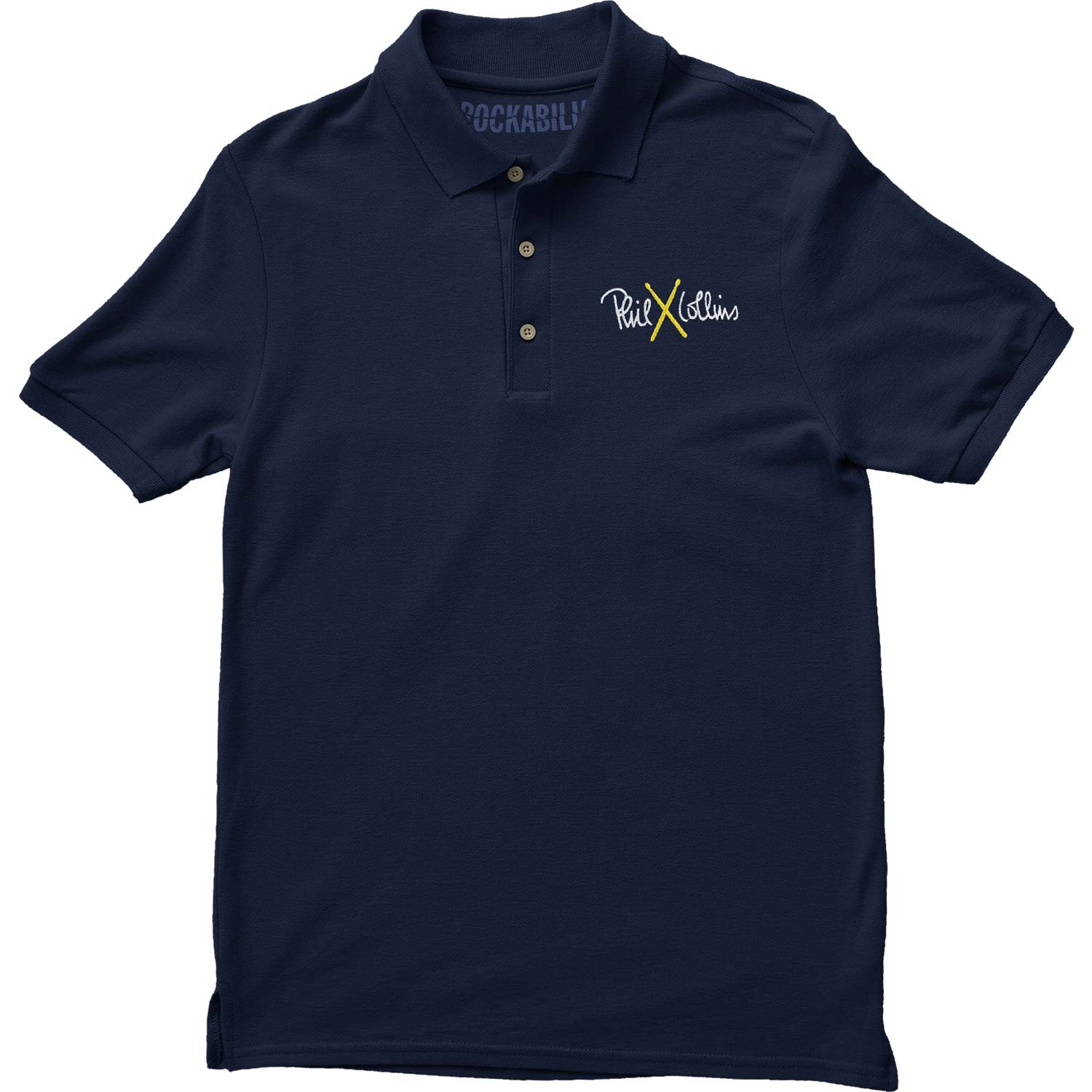 Phil Collins 2004 Tour Polo Shirt Polo Shirt Front